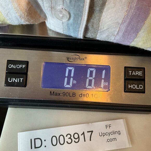 FDJ French Dressing Jeans Medium Striped Linen Blend Shirt Top Multicolor Pastel - Picture 10 of 10